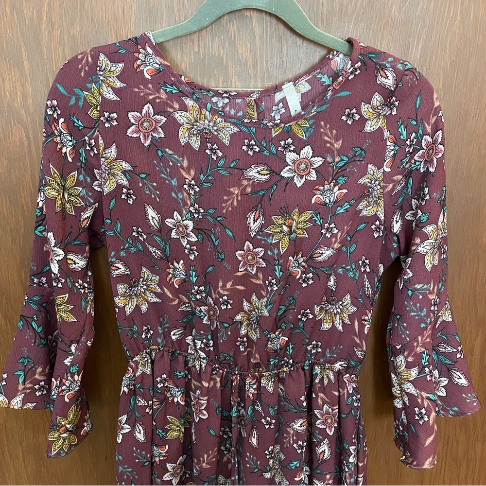 Floral Gilli midi dress